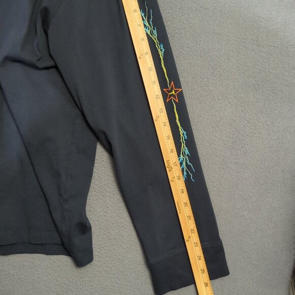 Tecovas T-Shirt Men's Men's XXL Black Fast As Lightning Graphic Long Sleeve - Picture 7 of 10